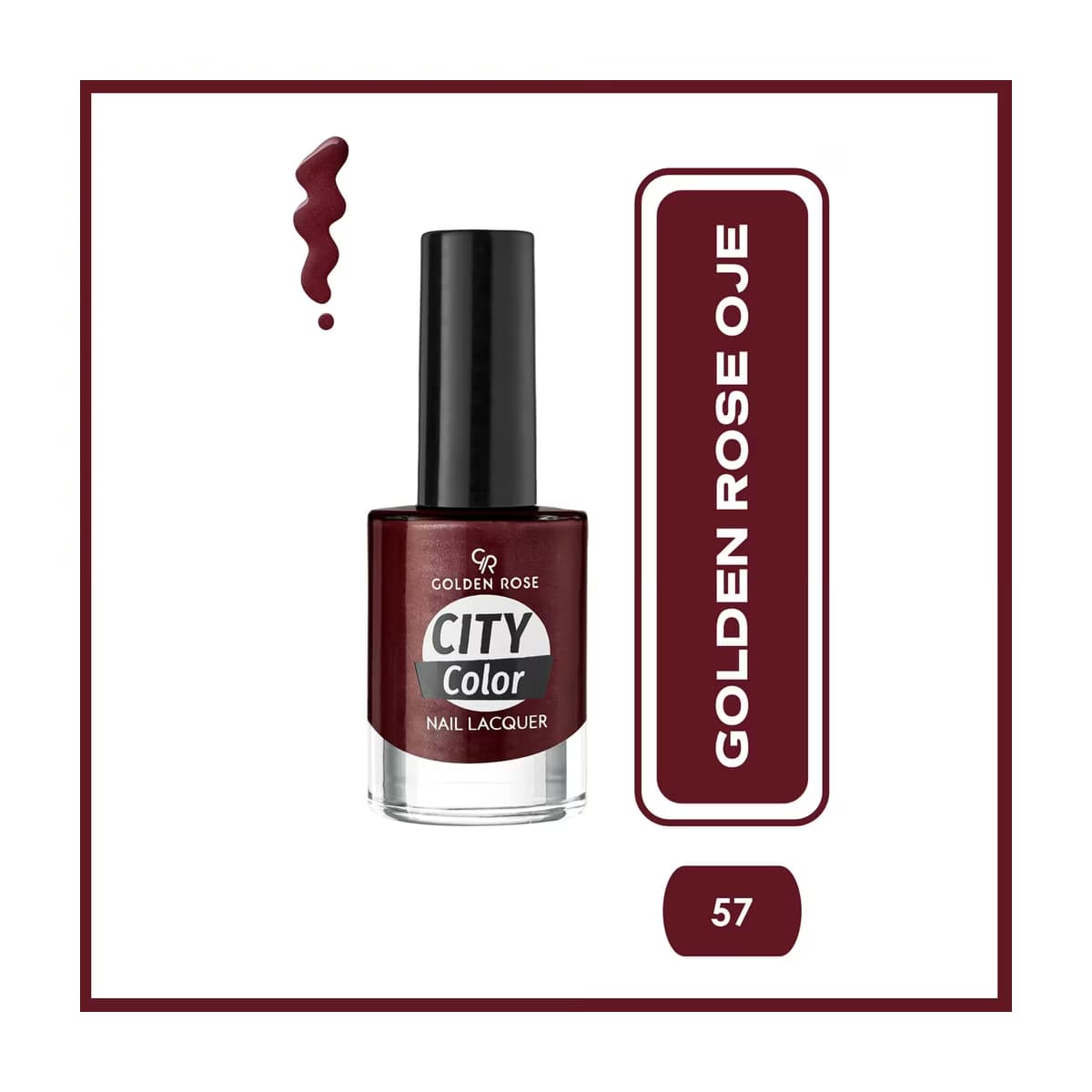 Golden Rose City Color Nail Lacquer Oje 57 - Gratis