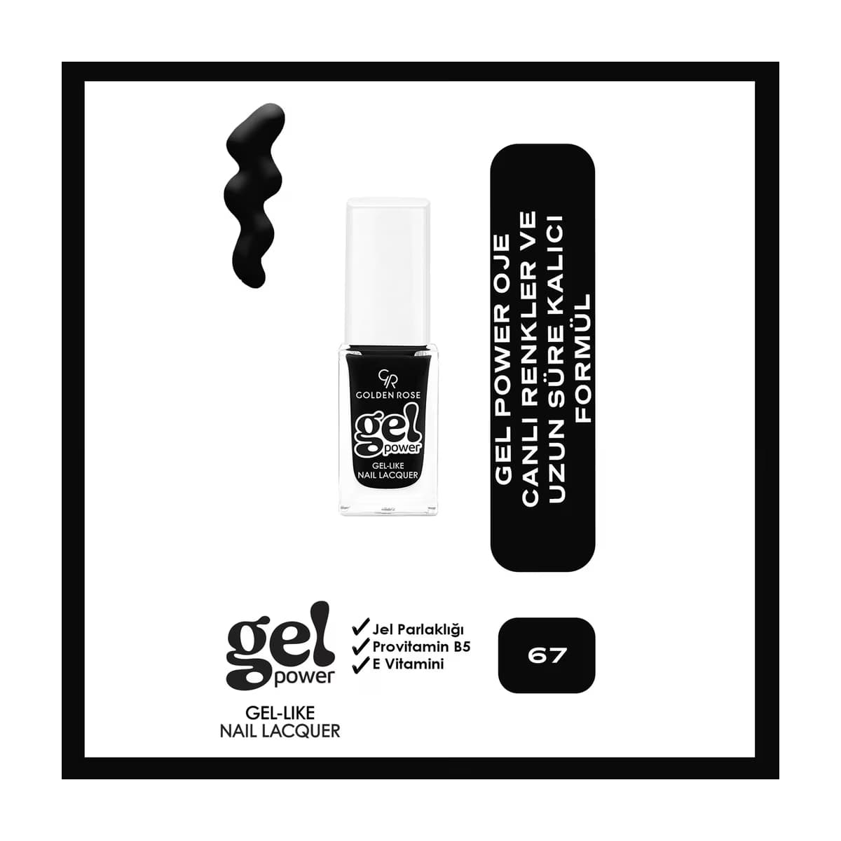 Golden Rose Power Gel Like Nail Oje No: 67 - Gratis
