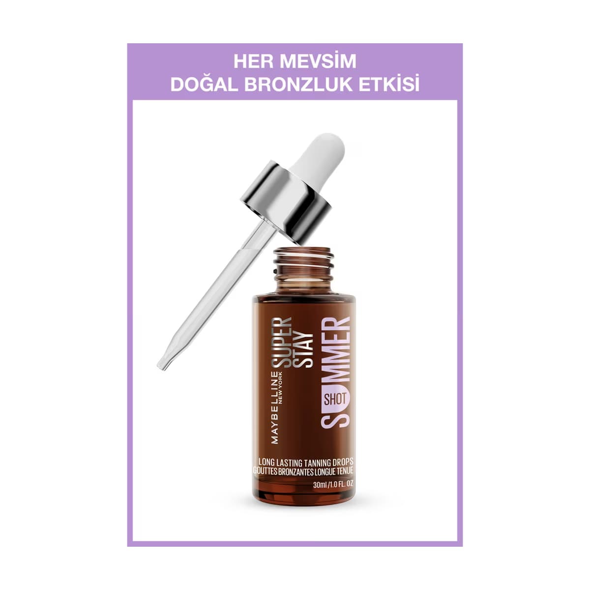 Maybelline New York Summer Shot Uzun Süre Kalıcı Bronzlaştırıcı Etkili Damla 30 ml - Gratis