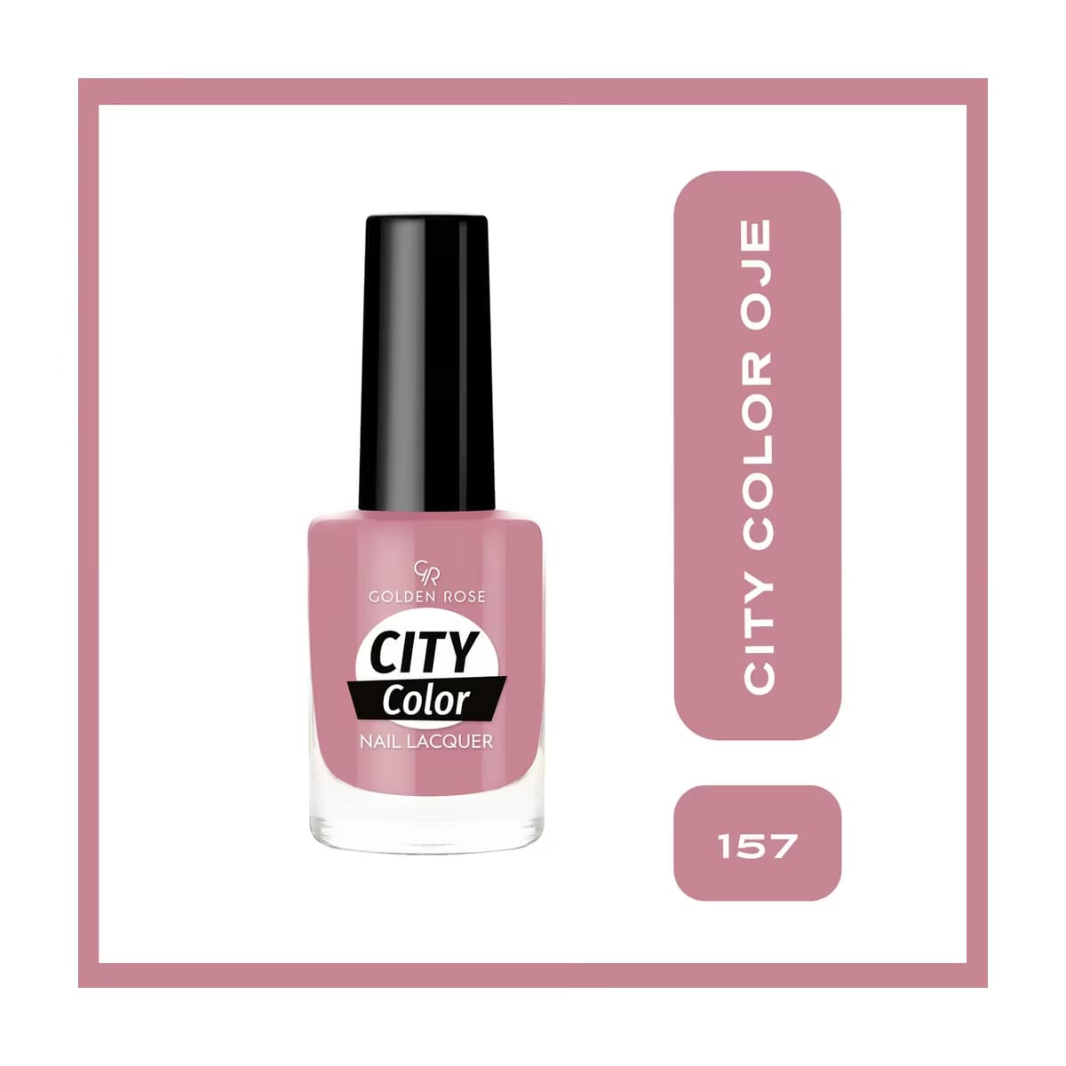 Golden Rose City Color Nail Lacquer Oje 157 - Gratis