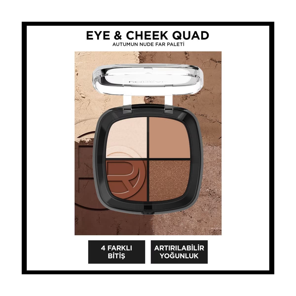Loreal Paris Eye & Cheek Quad Dörtlü Far ve Yanak Paleti 03 Autumn Nude - Gratis
