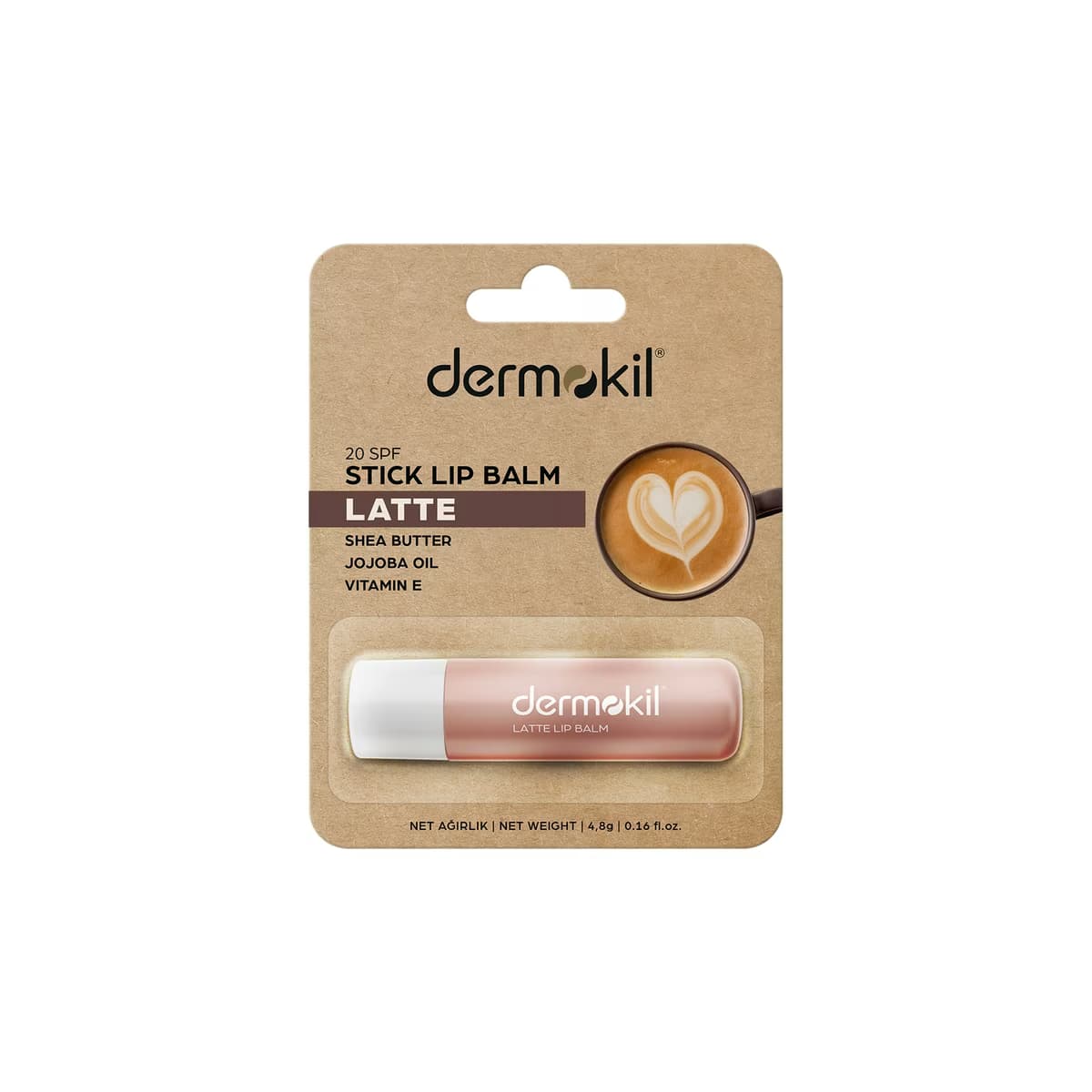Dermokil Latte Lip Balm 4,8 gr - Gratis