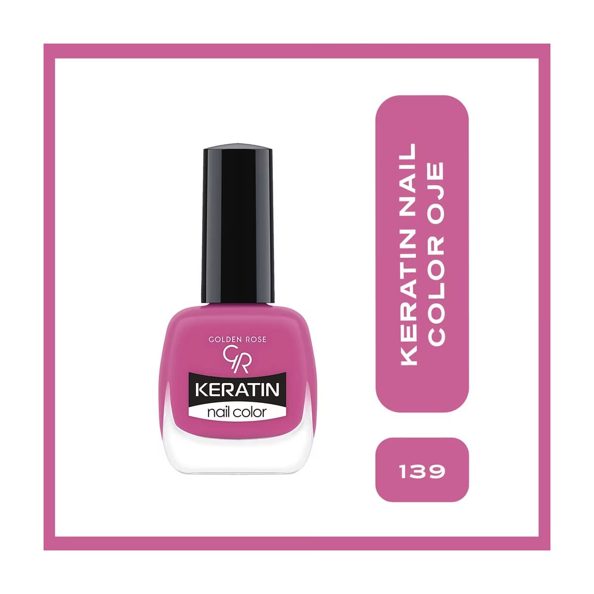 Golden Rose Keratin Nail Color Oje No: 139 - Gratis