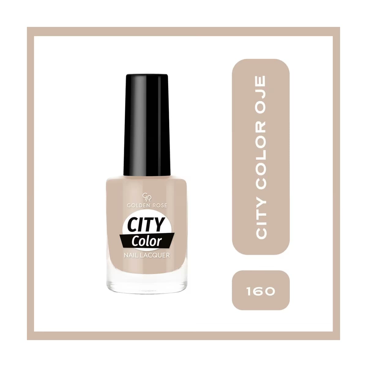 Golden Rose City Color Nail Lacquer Oje 160 - Gratis
