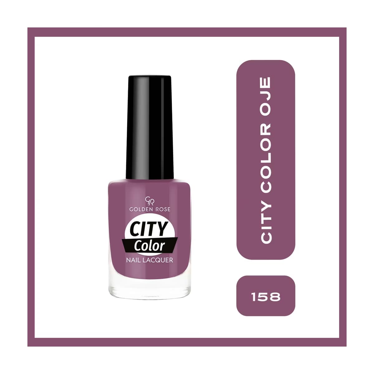 Golden Rose City Color Nail Lacquer Oje 158 - Gratis