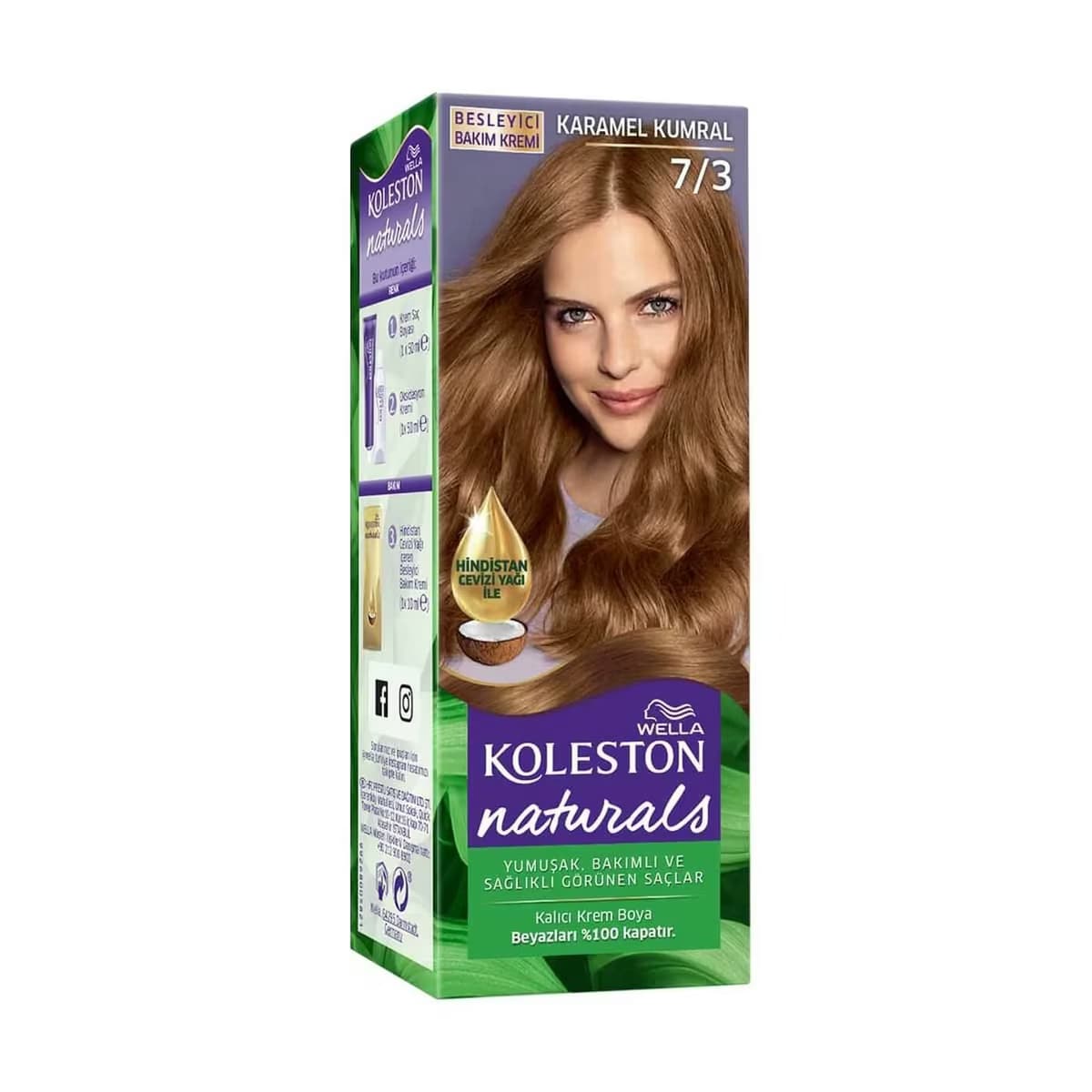 Koleston Naturals Saç Boyası 7/3 Karamel Kumral