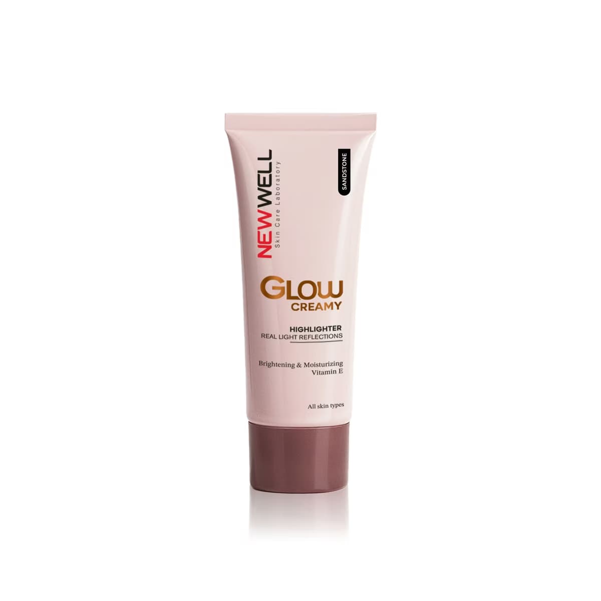 New Well Glow Creamy Highlighter Doğal Işıltılı Krem Aydınlatıcı 30 ml Sandstone - Gratis