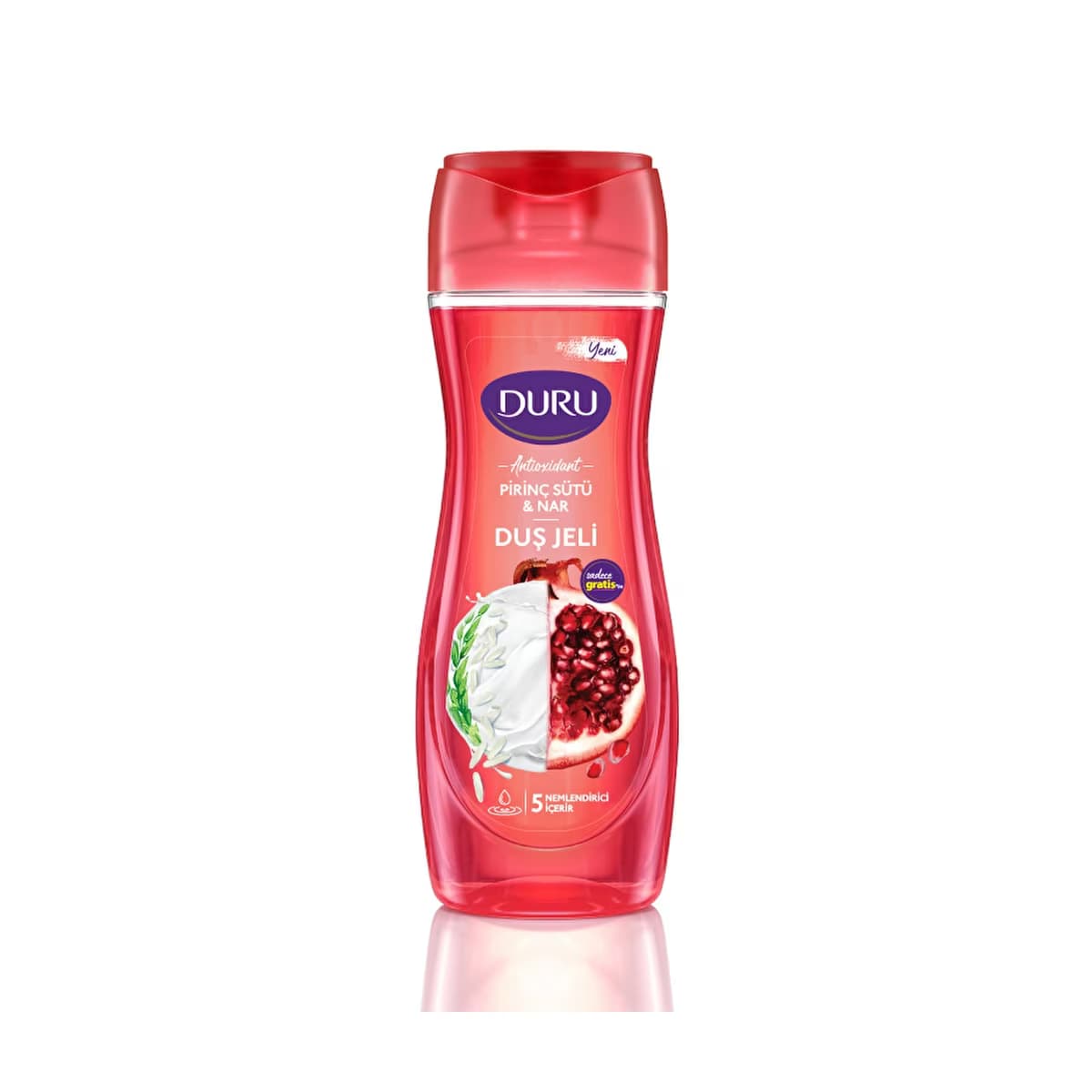 Duru Duş Jeli Pirinç Sütü & Nar 450 ml - Gratis