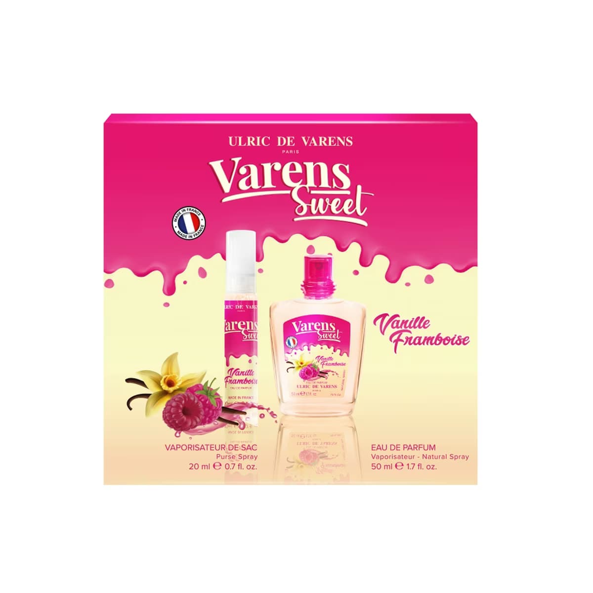 Ulric de Varens Sweet Vanille Framboise Kadın EDP Parfüm Seti 50 ml + 20 ml - Gratis