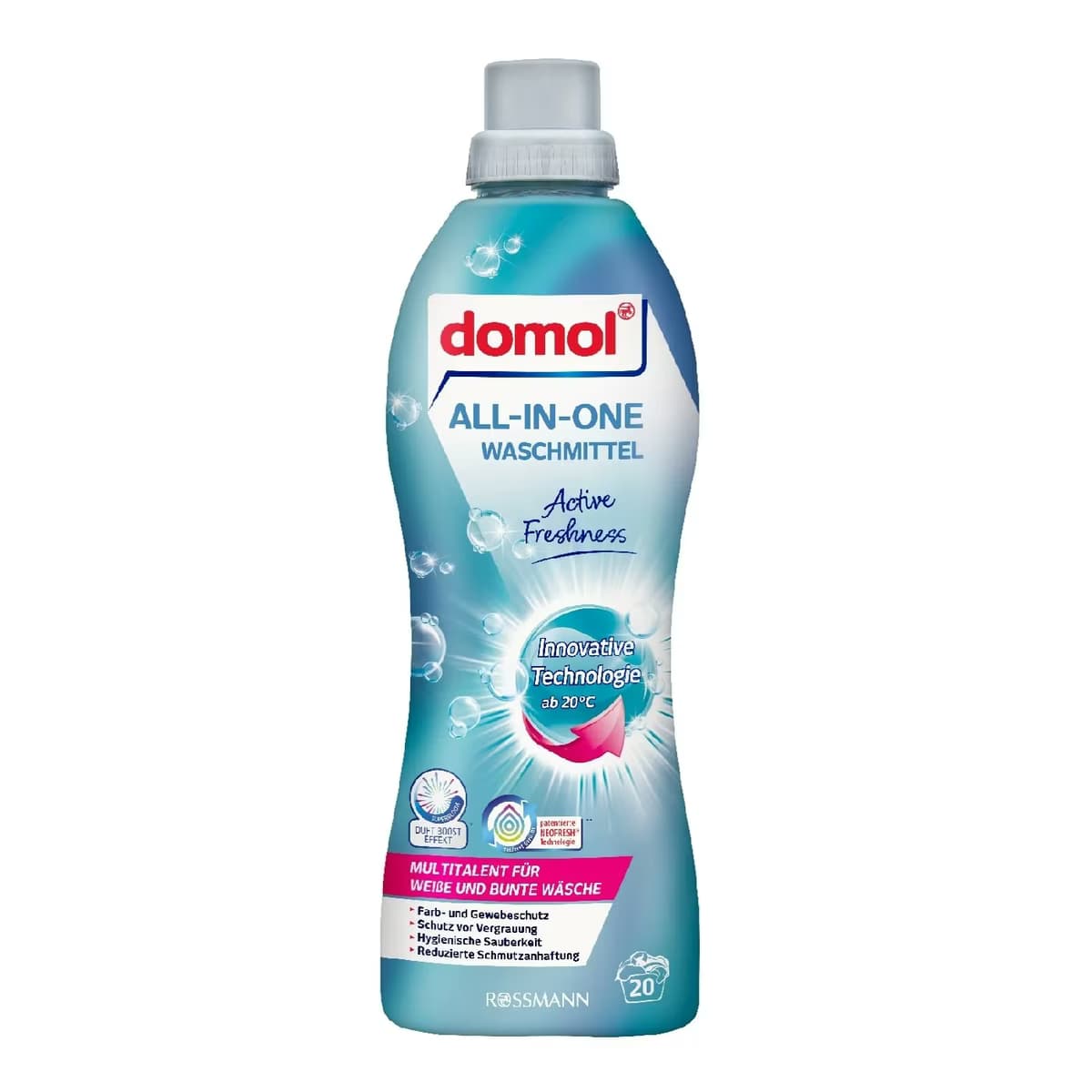 Domol Çamaşır Makinesi Deterjanı Sıvı All in One 20 Yıkama 1000 ml