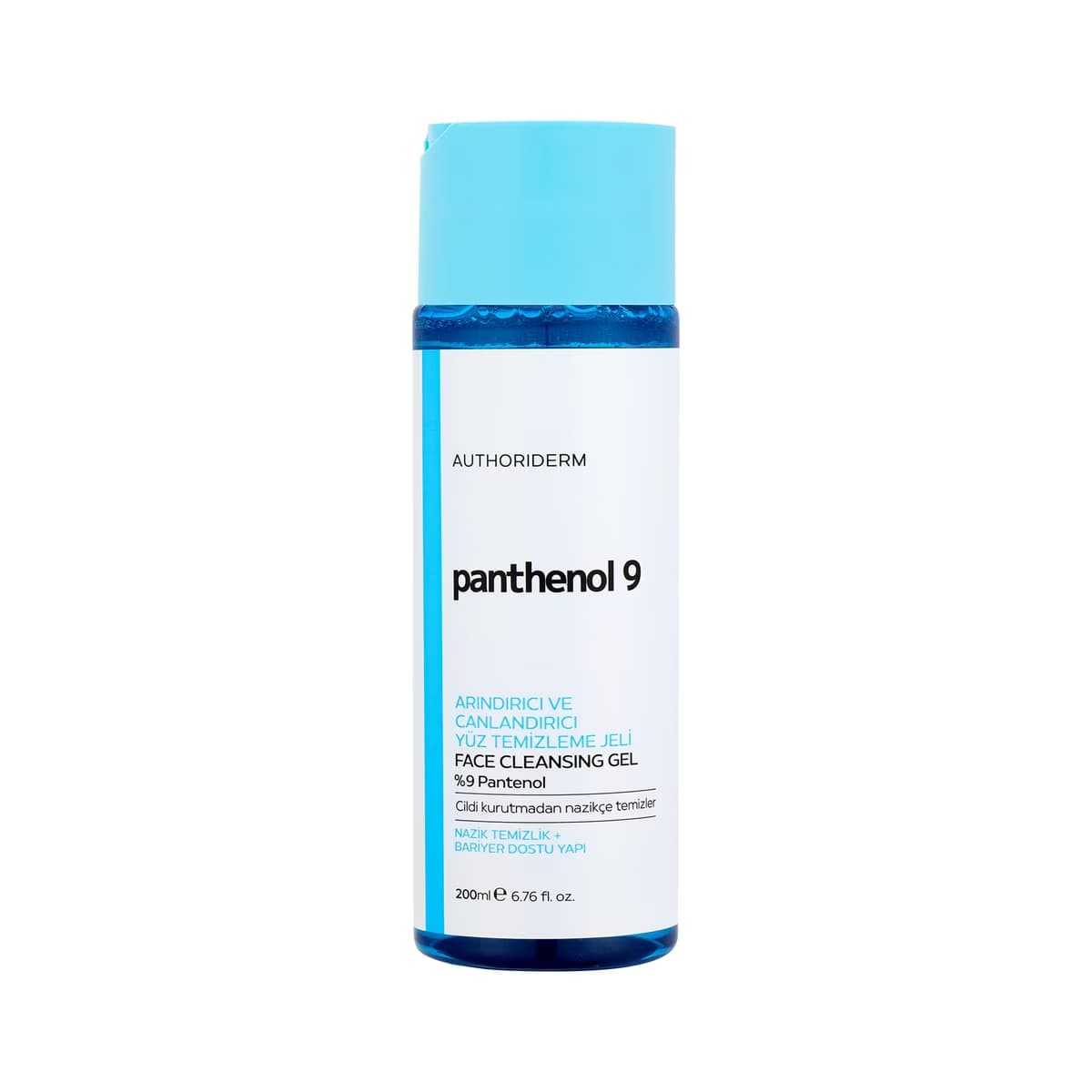 Authoriderm Pantenol %9 Arındırıcı ve Canlandırıcı Yüz Temizleme Jeli 200 ml - Gratis