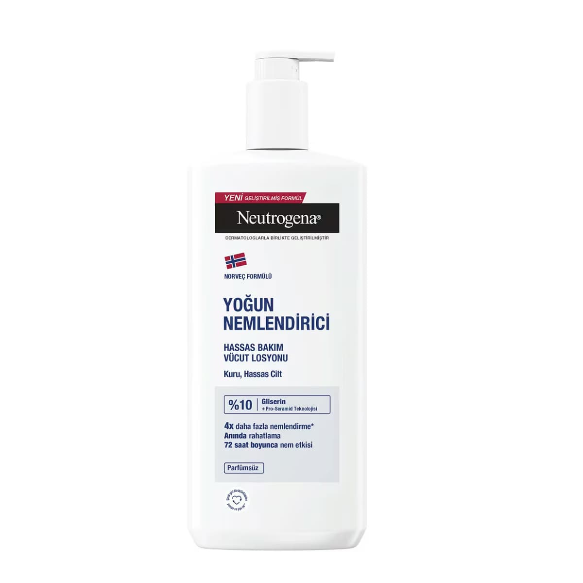 Neutrogena Vücut Losyonu Norveç Formülü Hassas Bakım 400 ml
