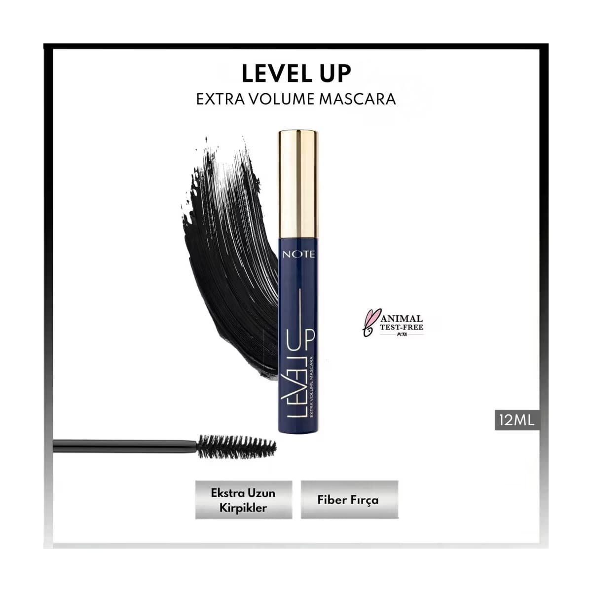 Note Level Up Ekstra Hacim Veren Maskara Siyah