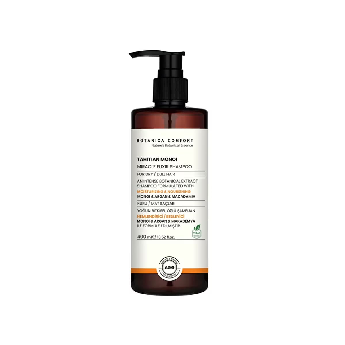 Botanica Comfort Tahitian Monoi Miracle Elixir Yoğun Nem Şampuan 400 ml - Gratis