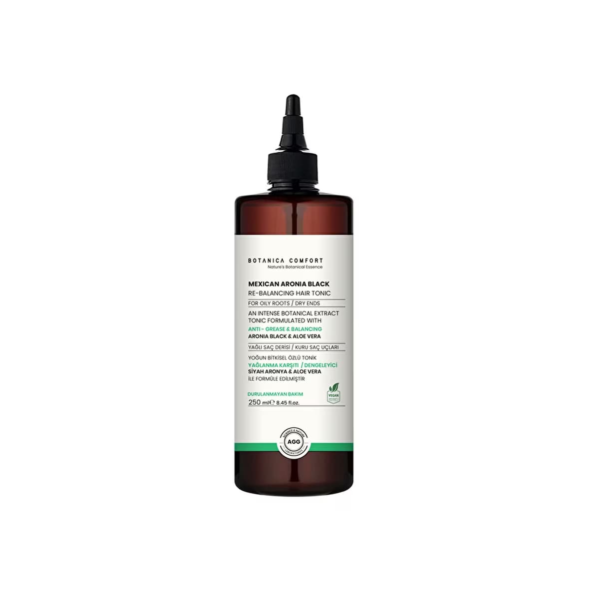Botanica Comfort Mexican Aronia Black Re-Balancing Yağlanma Önleyici Dengeleyici Saç Toniği 250 ml - Gratis