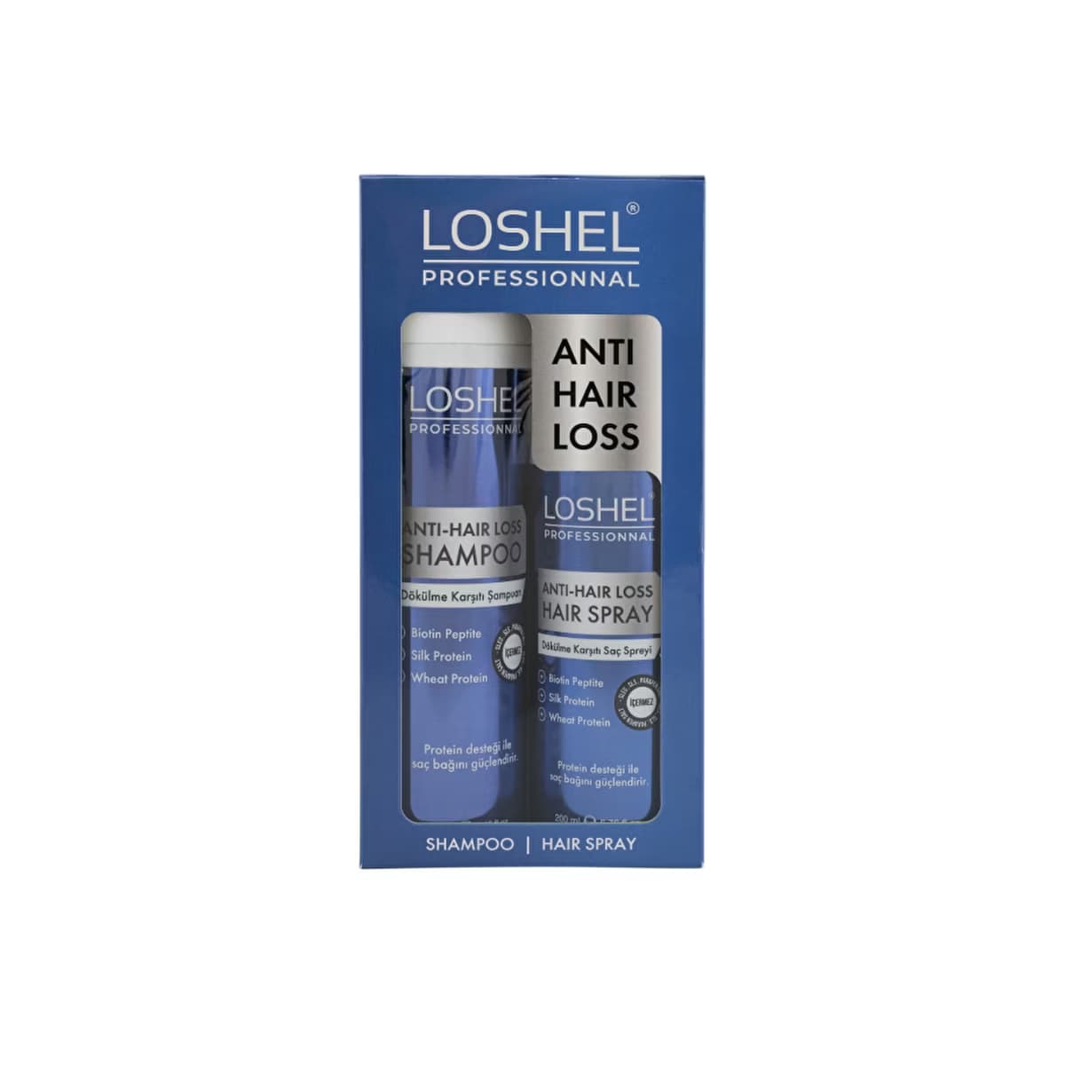 Loshel Anti Hair Loss Şampuan 250 ml + Saç Spreyi 200 ml