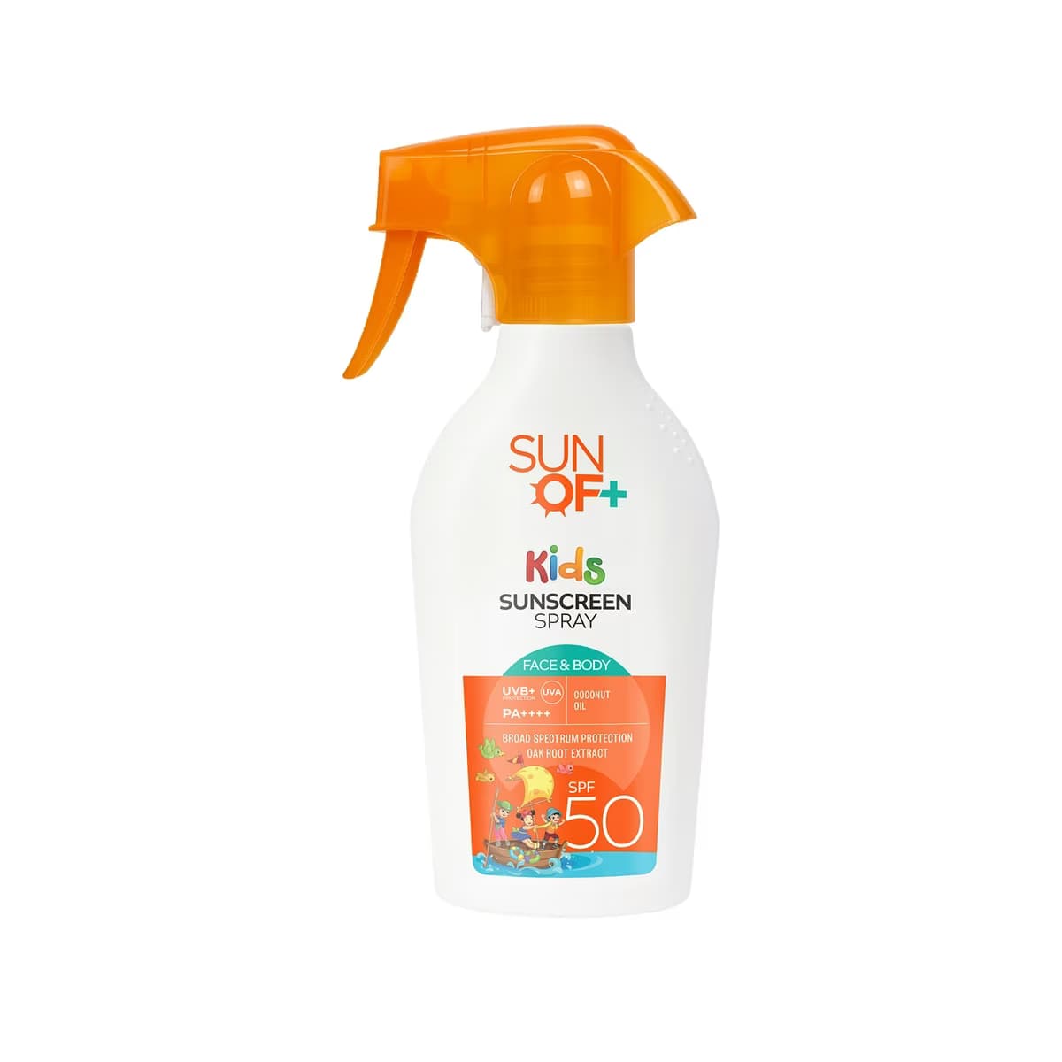 Sun Of+ Kids Sunscreen Trigger Çocuklar İçin Güneş Yüz ve Vücut Krem Sprey 50SPF 250 ml - Gratis