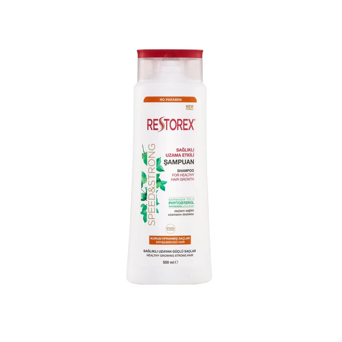 Restorex Şampuan Sağlıklı Uzama Etkili (Kuru ve Yıpranmış Saçlar) 500 ml