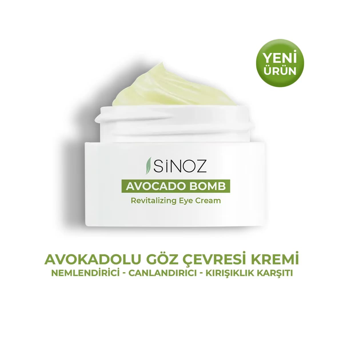 Sinoz Avocado Bomb Canlandırıcı Göz Çevresi Bakım Kremi 15 ml - Gratis