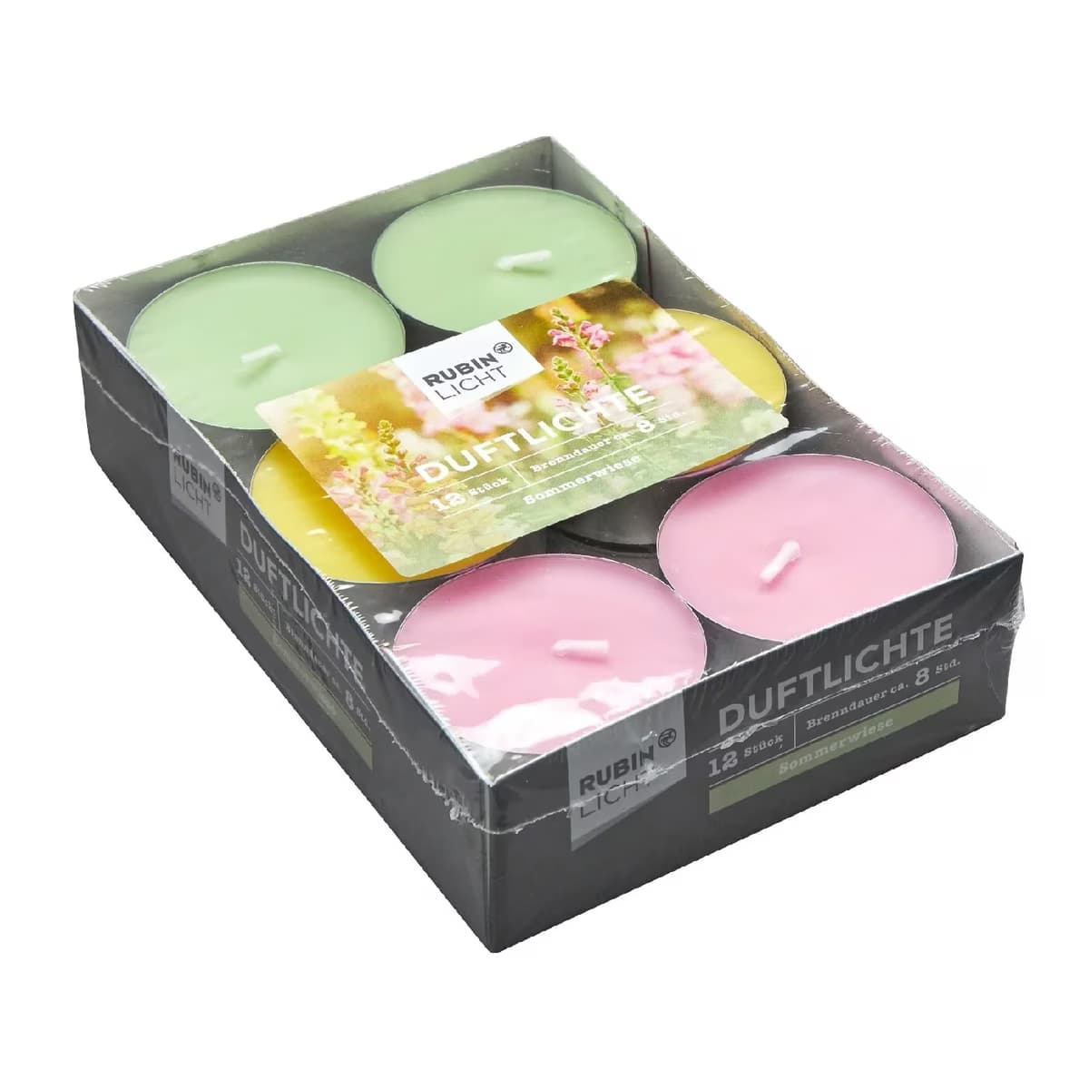 Rubinlicht Tealight Kokulu Maxi Yaz Çayırı 12'li