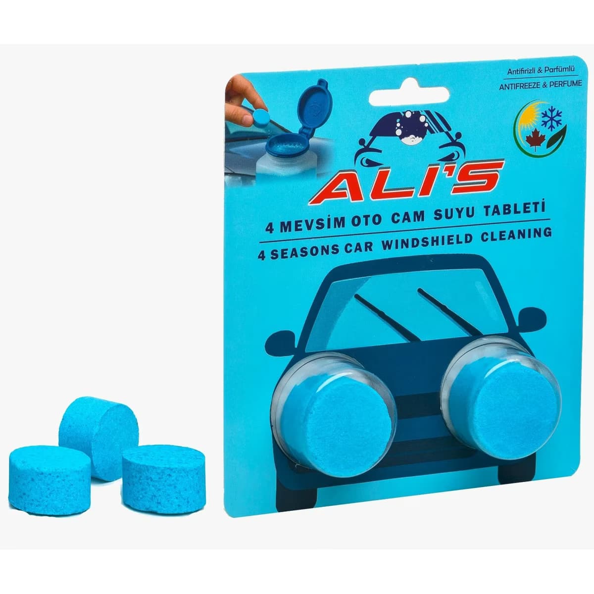 Ali's 4 Mevsim Oto Cam Suyu Tableti, 1 Adet