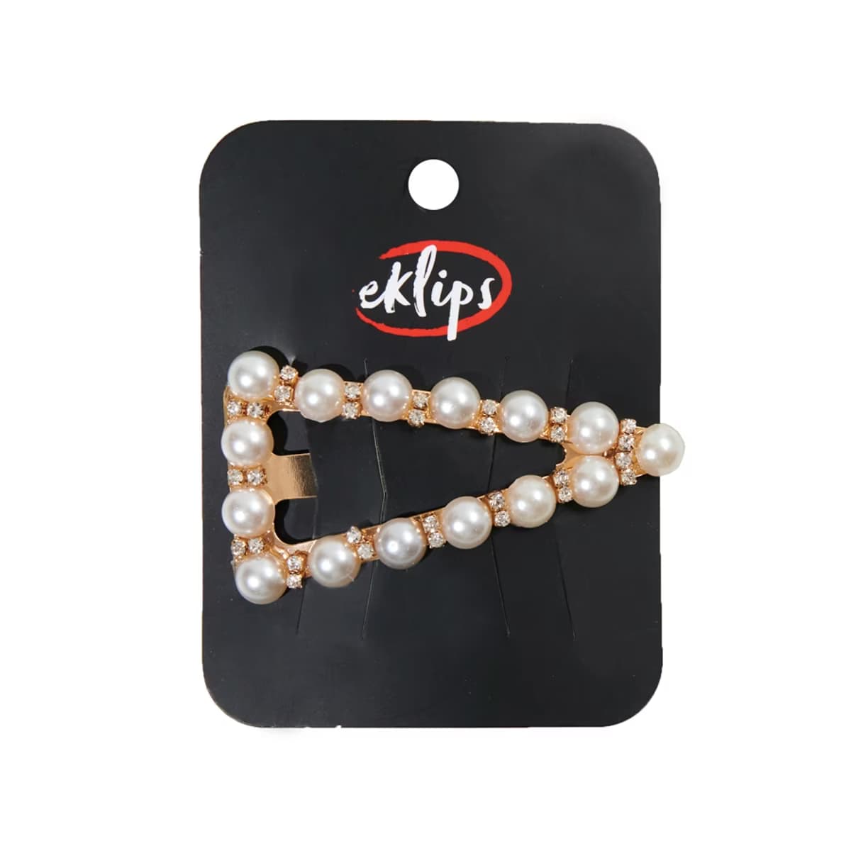 Eklips İncili Üçgen Çıtçıt Toka