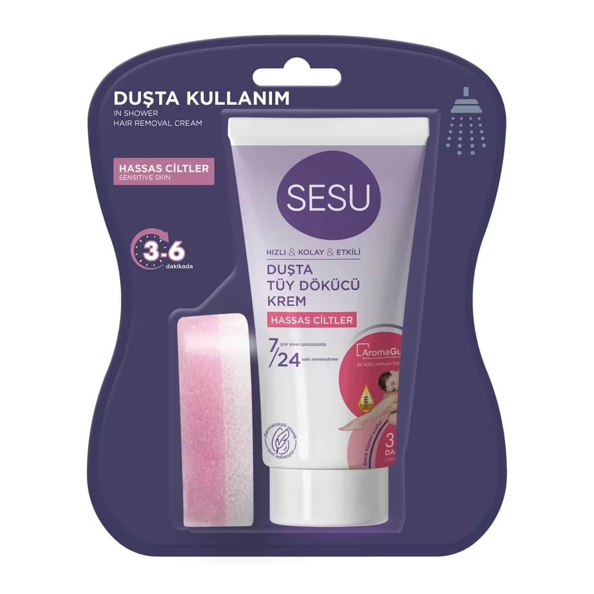 Sesu Tüy Dökücü Krem Duşta 150 ml