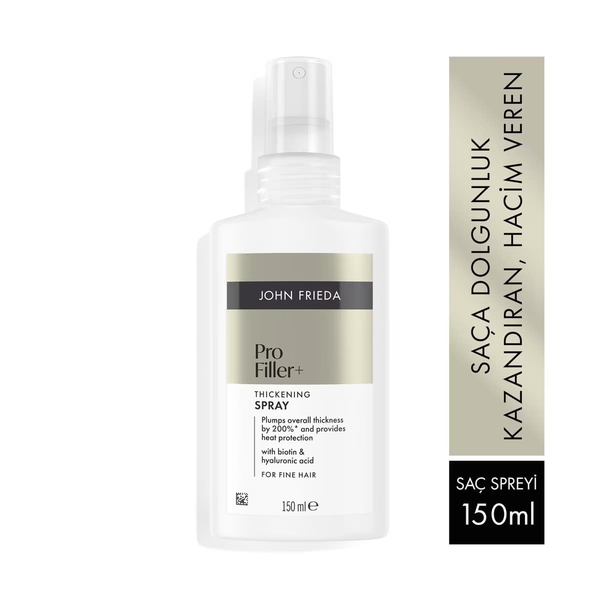 John Frieda PROfiller+ İnce Telli Saçlar İçin Hacim Veren Durulanmayan Sprey 150 ml