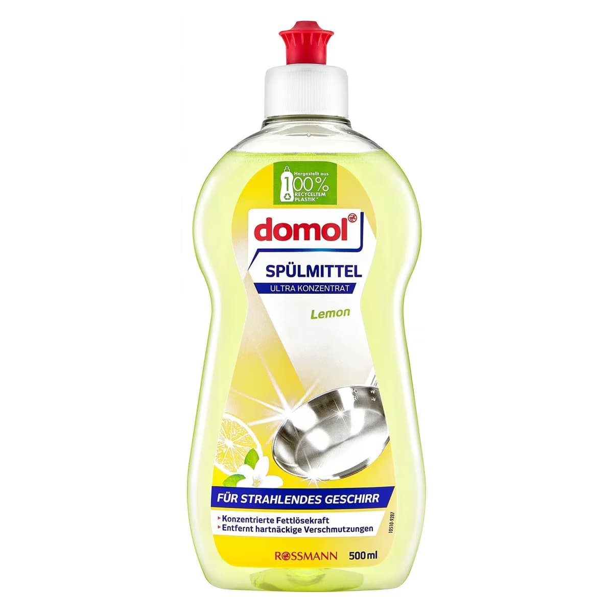Domol Bulaşık Deterjanı, Yağ Çözücü Limonlu, Konsantre, Elde Yıkama 500 ml