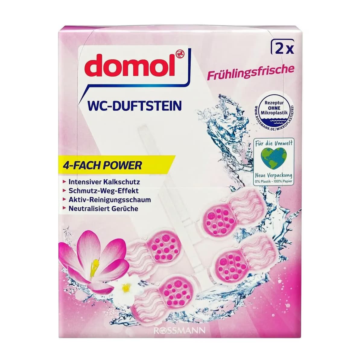 Domol WC Kokusu Klozet Blok Bahar Tazeliği 96 gr