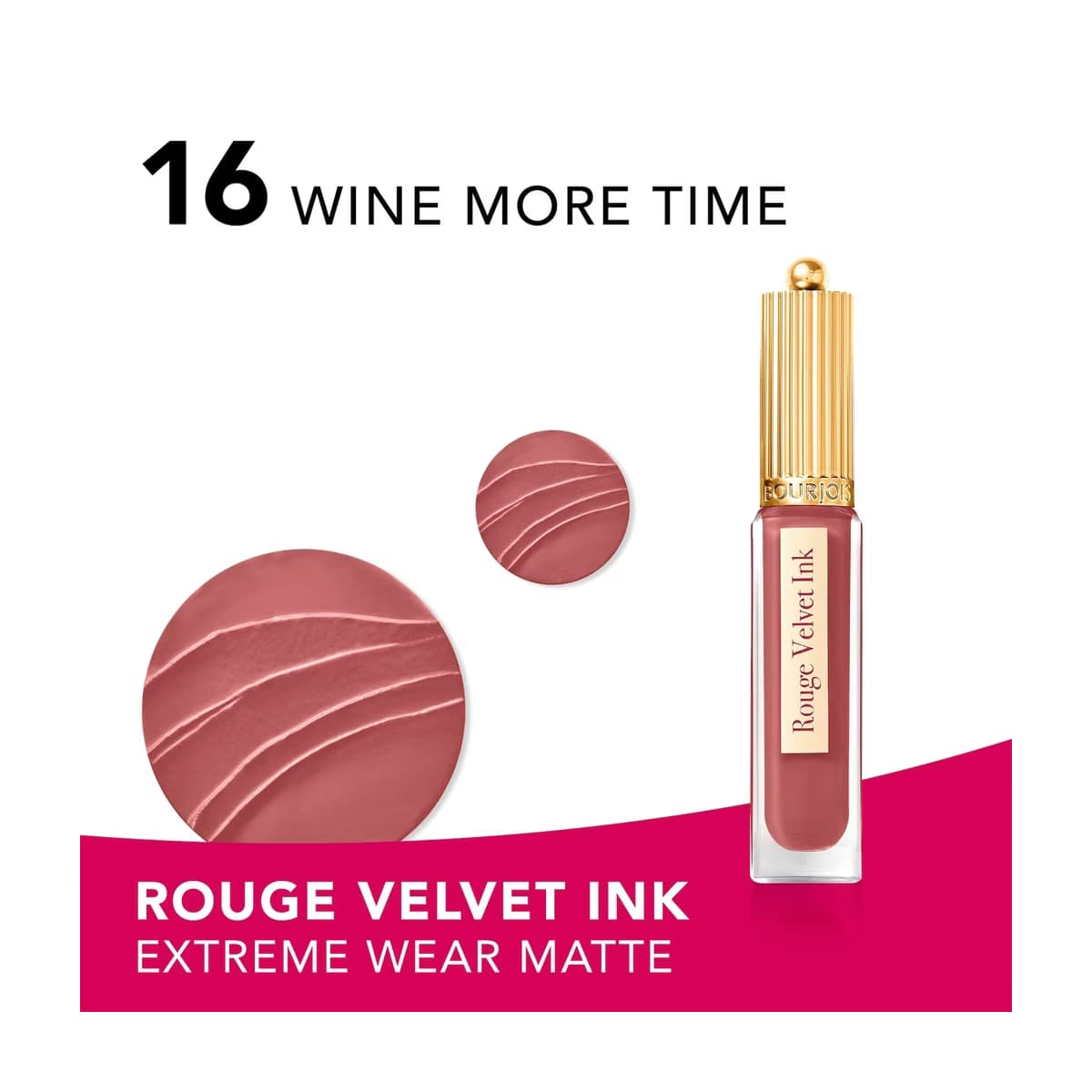 Bourjois Rouge Velvet Ink Likit Ruj 16 Wine More Time