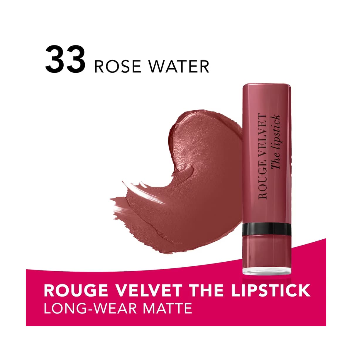 Bourjois Rouge Velvet Stick Ruj 33 Rose Water