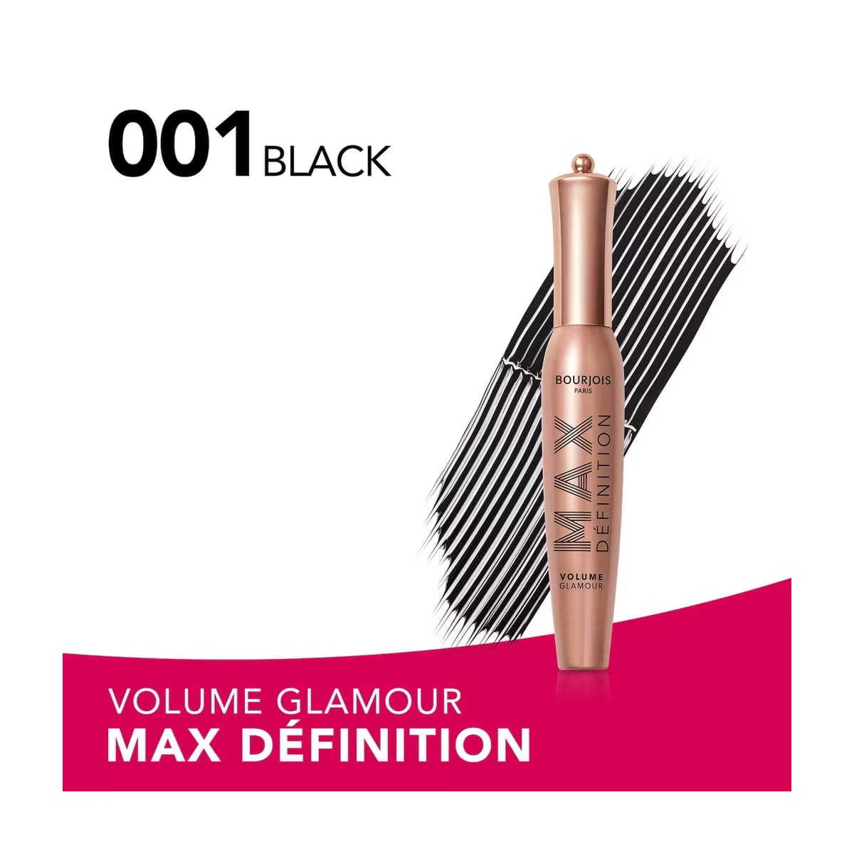 Bourjois Volume Glamour Maskara Max Definition 001 Black