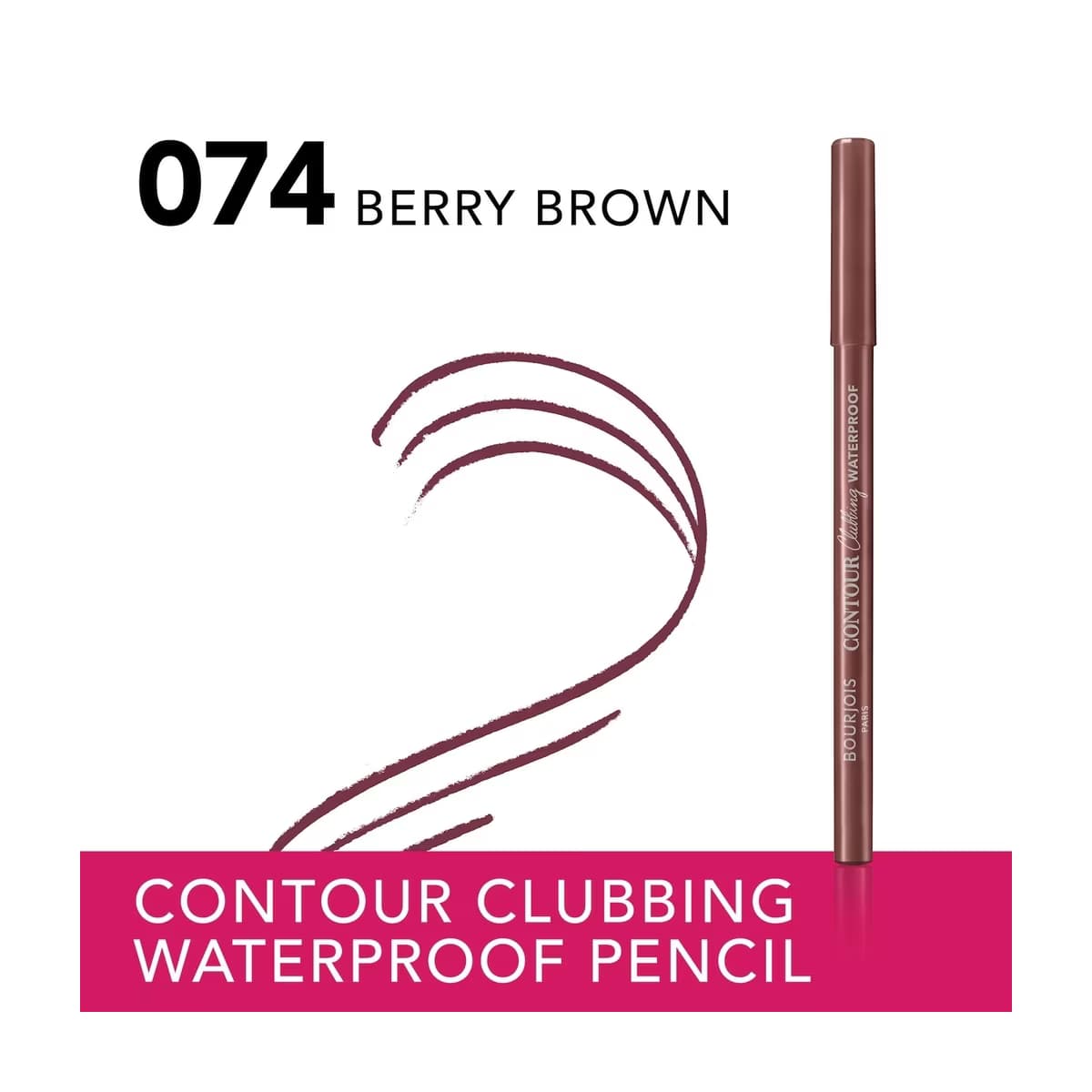 Bourjois Contour Clubbing Waterproof Göz Kalemi 074 Berry Brown