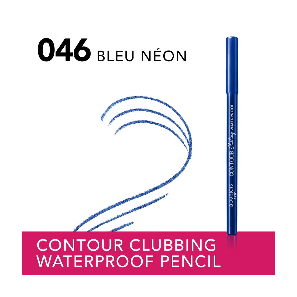 Bourjois Contour Clubbing Waterproof Göz Kalemi 046 Blue Neon