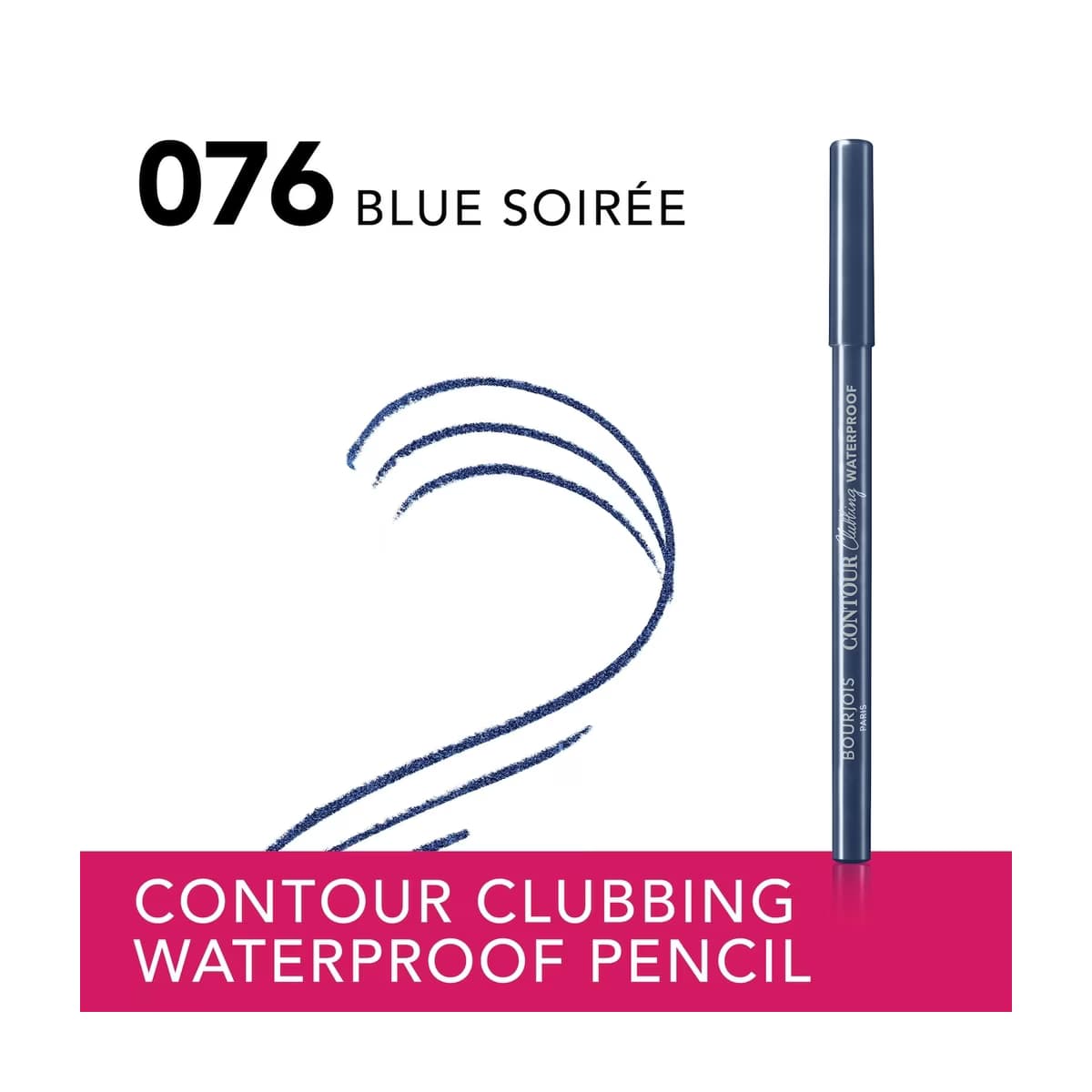 Bourjois Contour Clubbing Waterproof Göz Kalemi 076 Blue Soiree