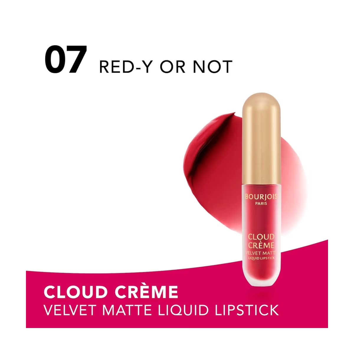 Bourjois Cloud Cream Likit Ruj 07 Red-Y Or Not