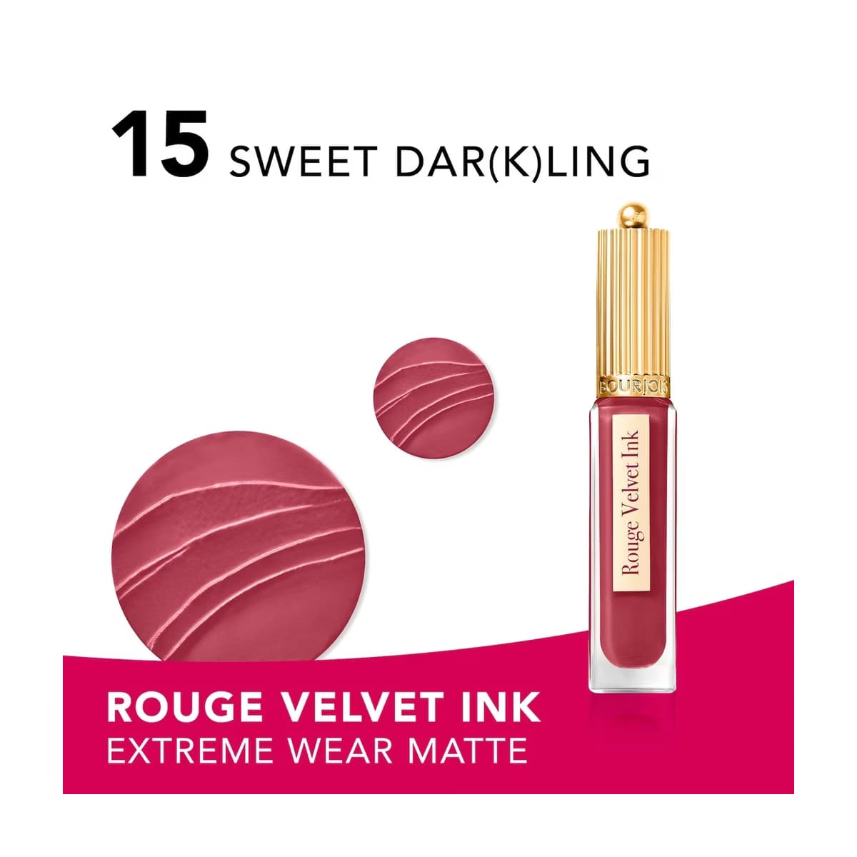 Bourjois Rouge Velvet Ink Likit Ruj 15 Sweet Dar(K)ling