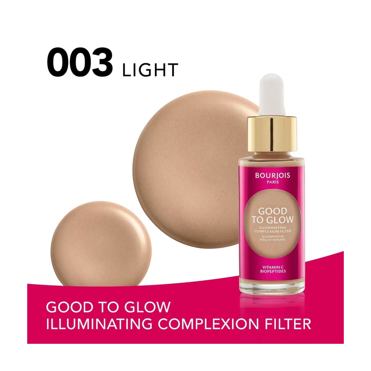Bourjois Good To Glow Fondöten 003 Light