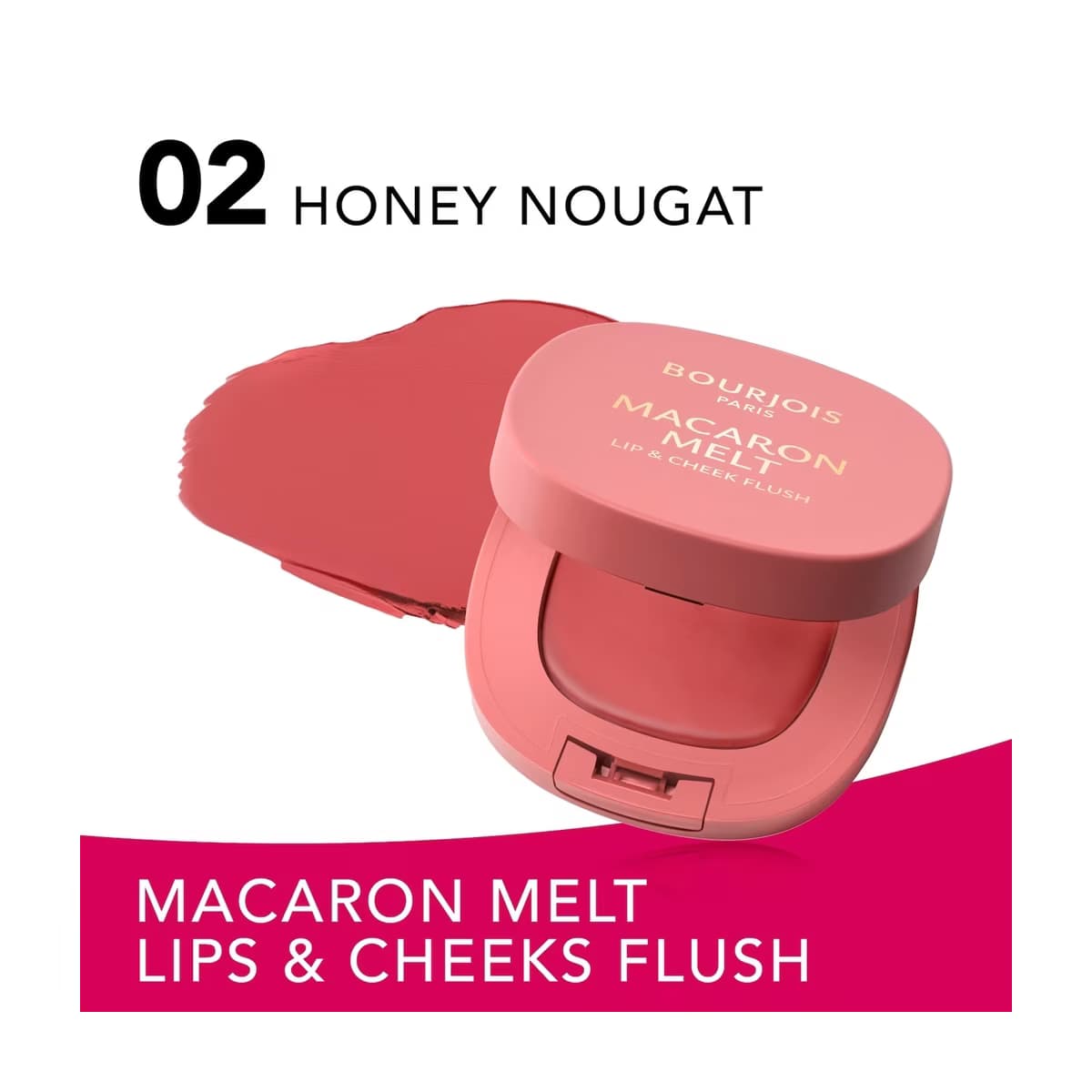 Bourjois Macaron Melt Lips & Cheek Allık 02 Honey Nougat