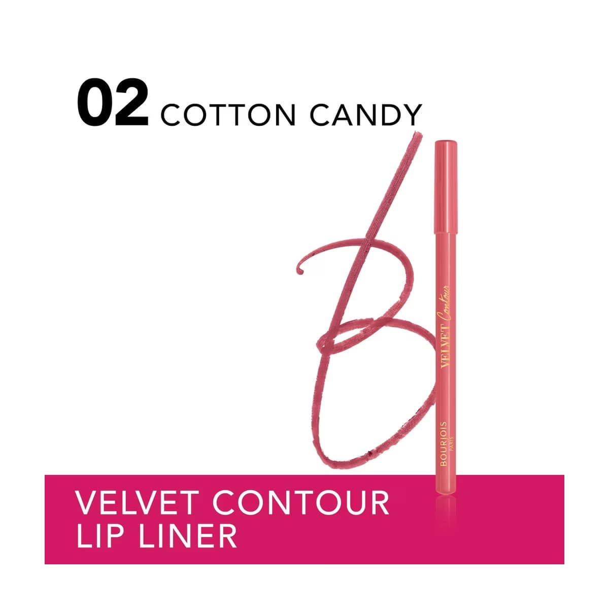 Bourjois Velvet Contour Dudak Kalemi 02 Cotton Candy
