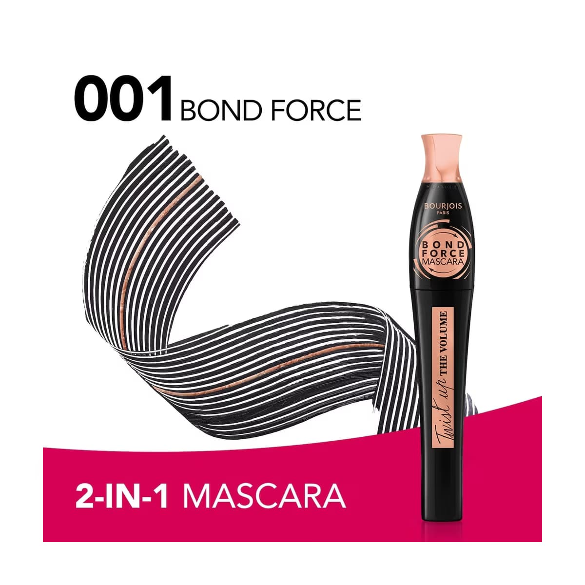 Bourjois Twist Up Volume 2 in 1 Maskara 01 Bond Force