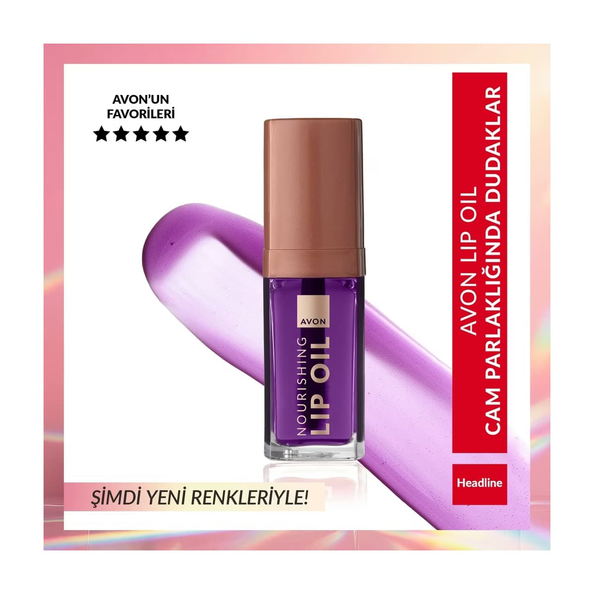 Avon Lip Oil Besleyici Dudak Bakım Yağı Headline
