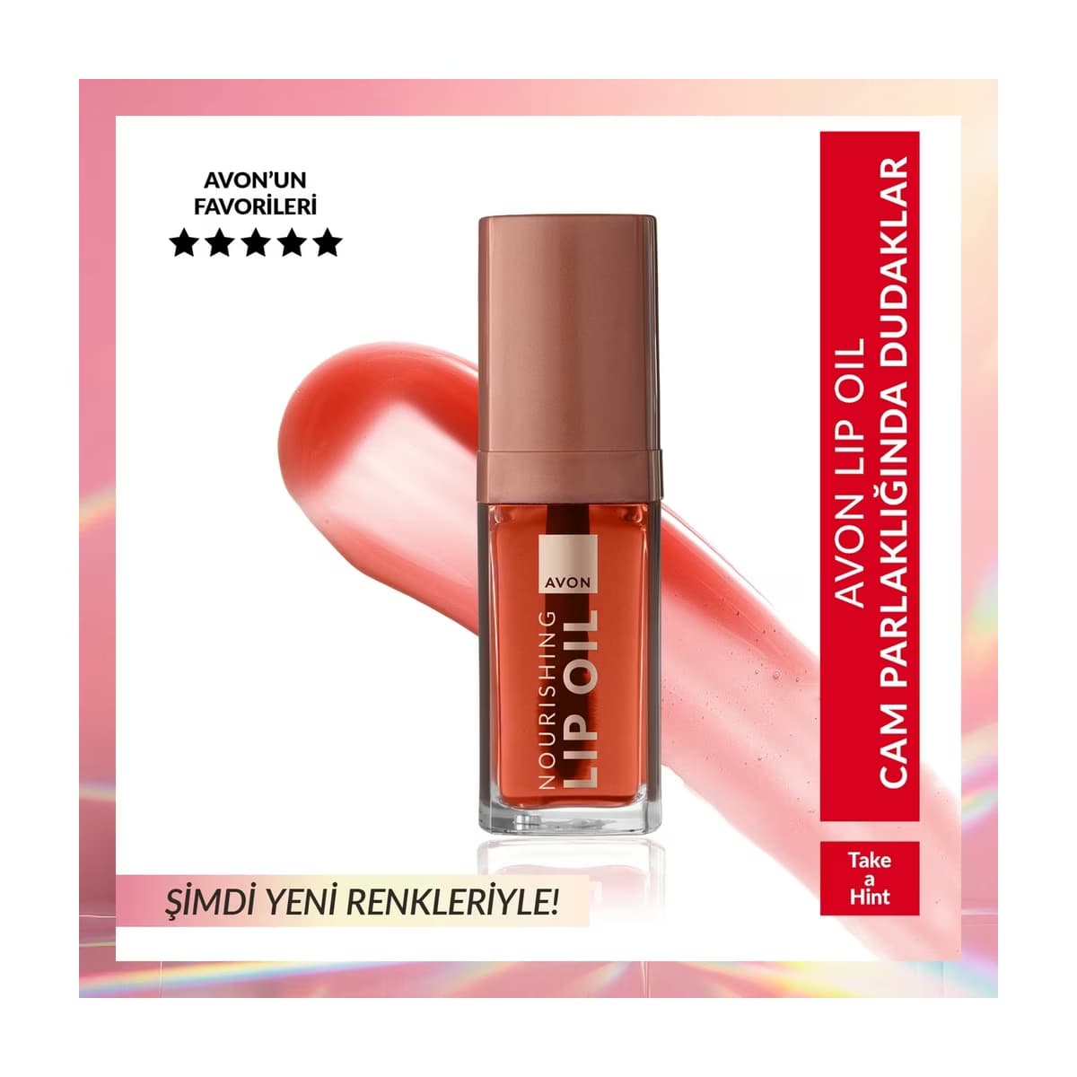 Avon Lip Oil Besleyici Dudak Bakım Yağı Take a Hint
