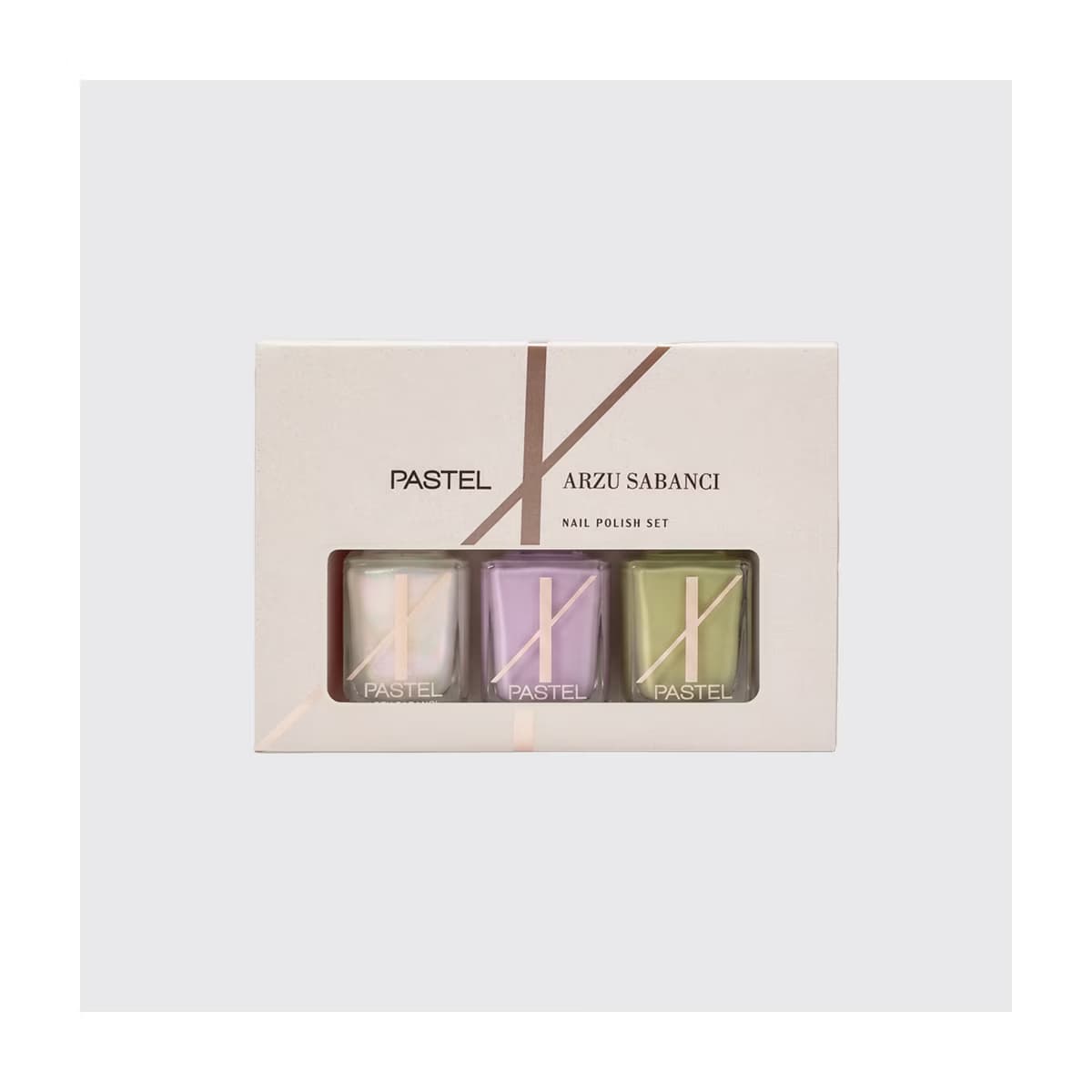 Pastel X Arzu Sabancı Yaz Renkleri ve Parlak Bitişli 3’lü Oje Setleri 809-810-811