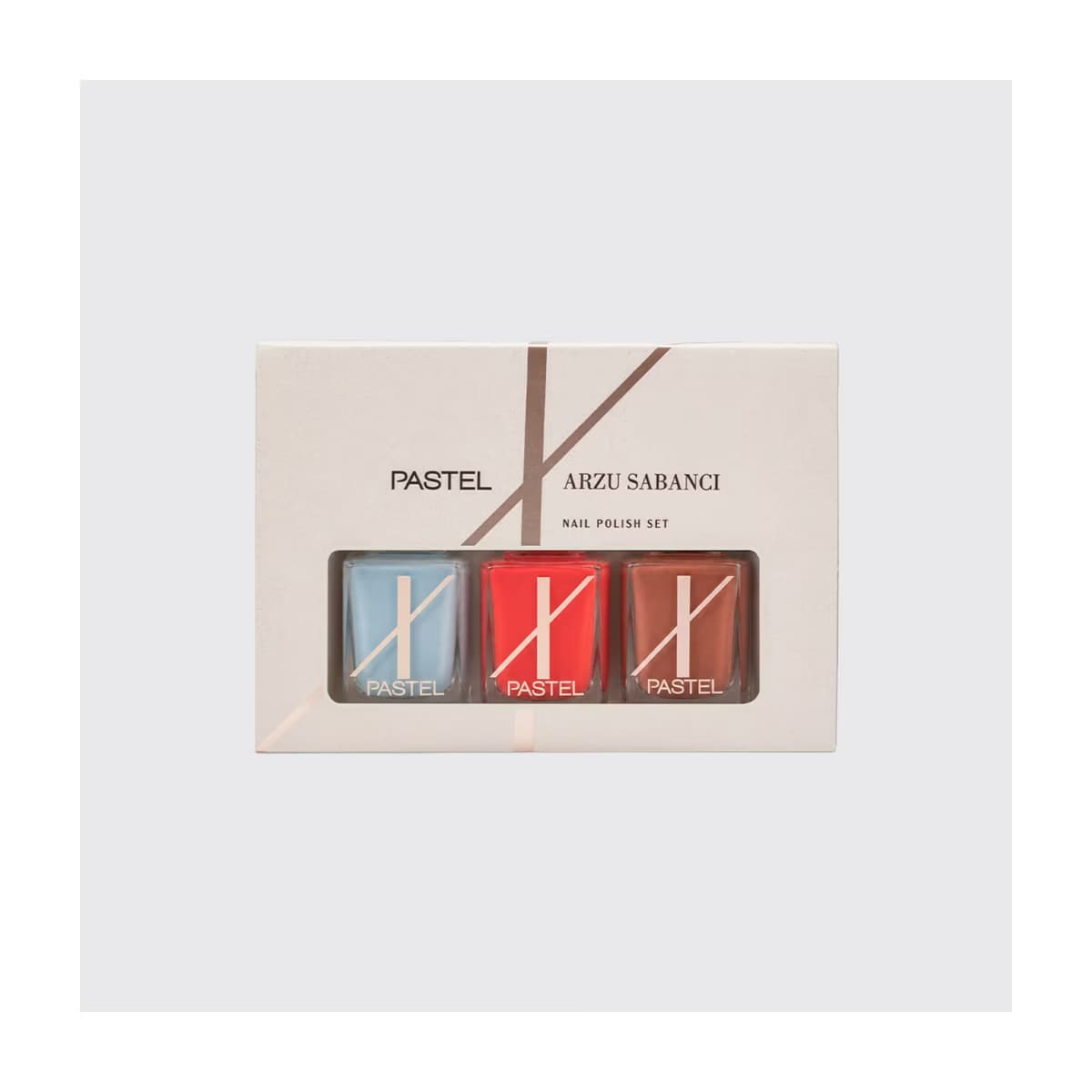 Pastel X Arzu Sabancı Yaz Renkleri ve Parlak Bitişli 3’lü Oje Setleri 812-813-814