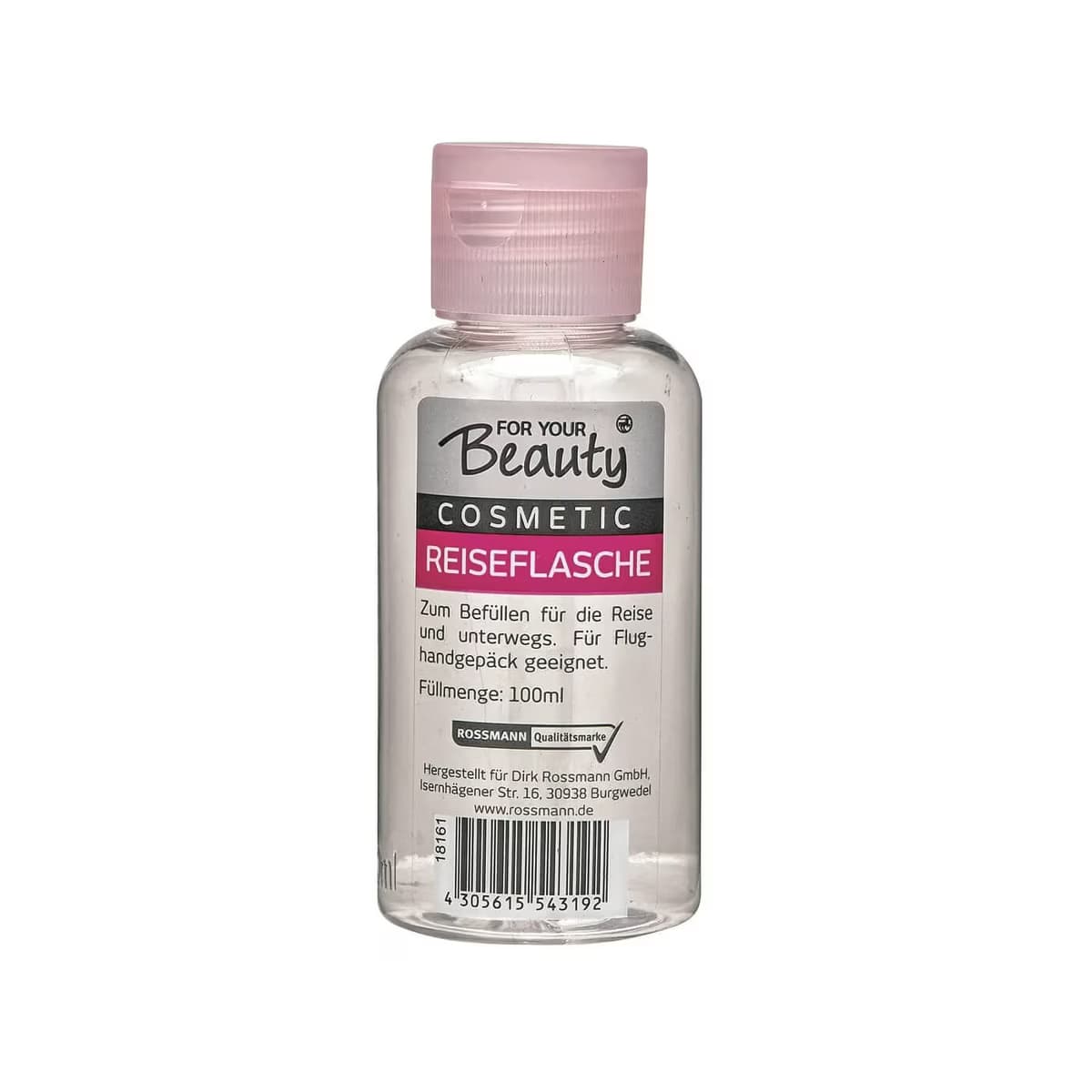 For Your Beauty Seyahat Şişesi Silikon 100 ml