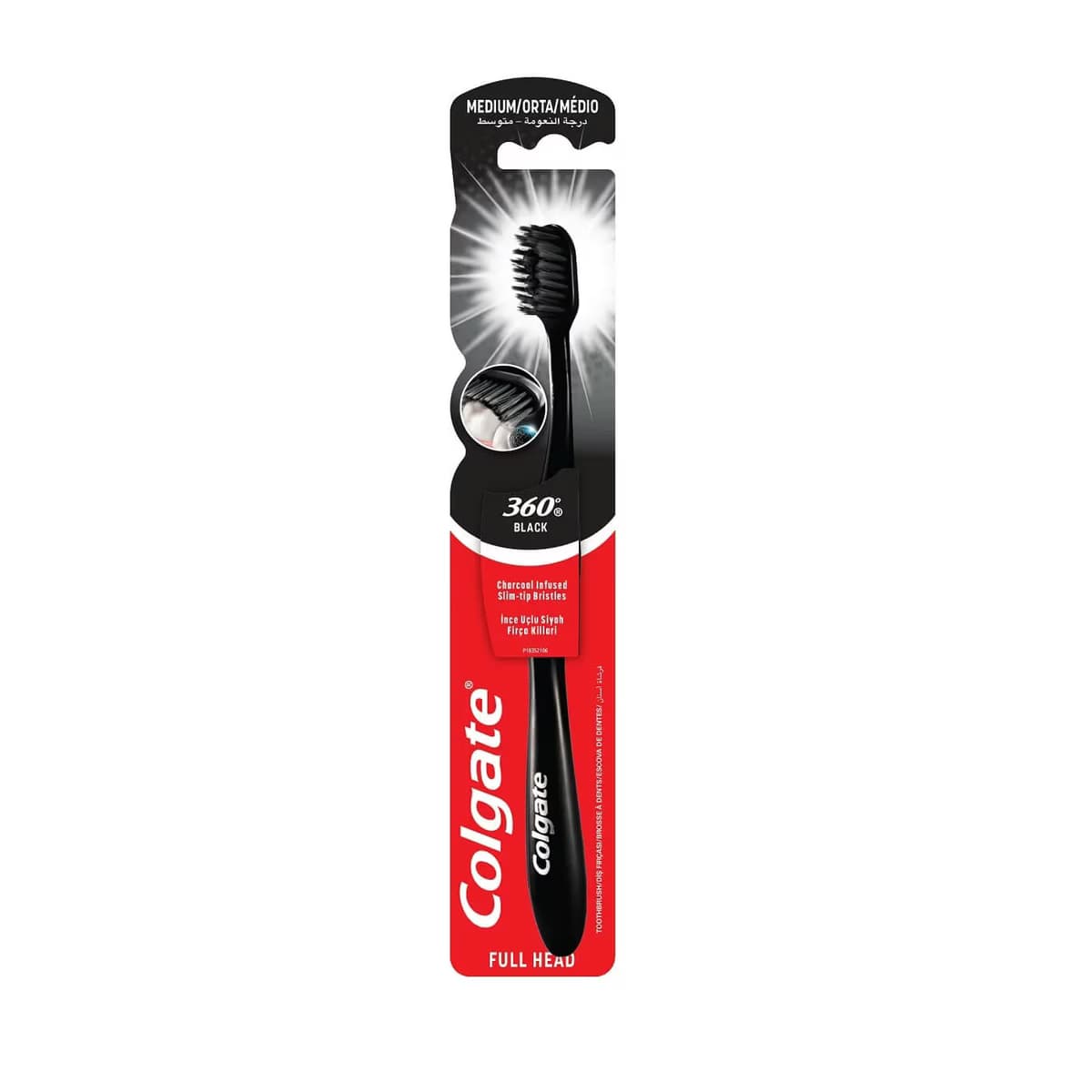 Colgate Diş Fırçası 360 Charcoal Siyah 1 adet
