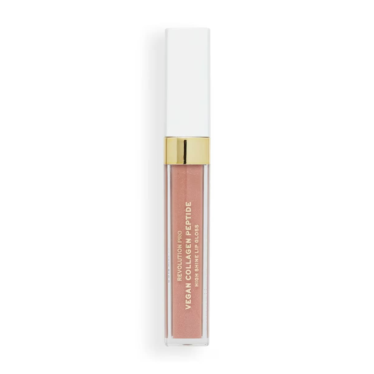 Revolution Pro Vegan Collagen Peptide High Shine Lip Gloss Cashmere