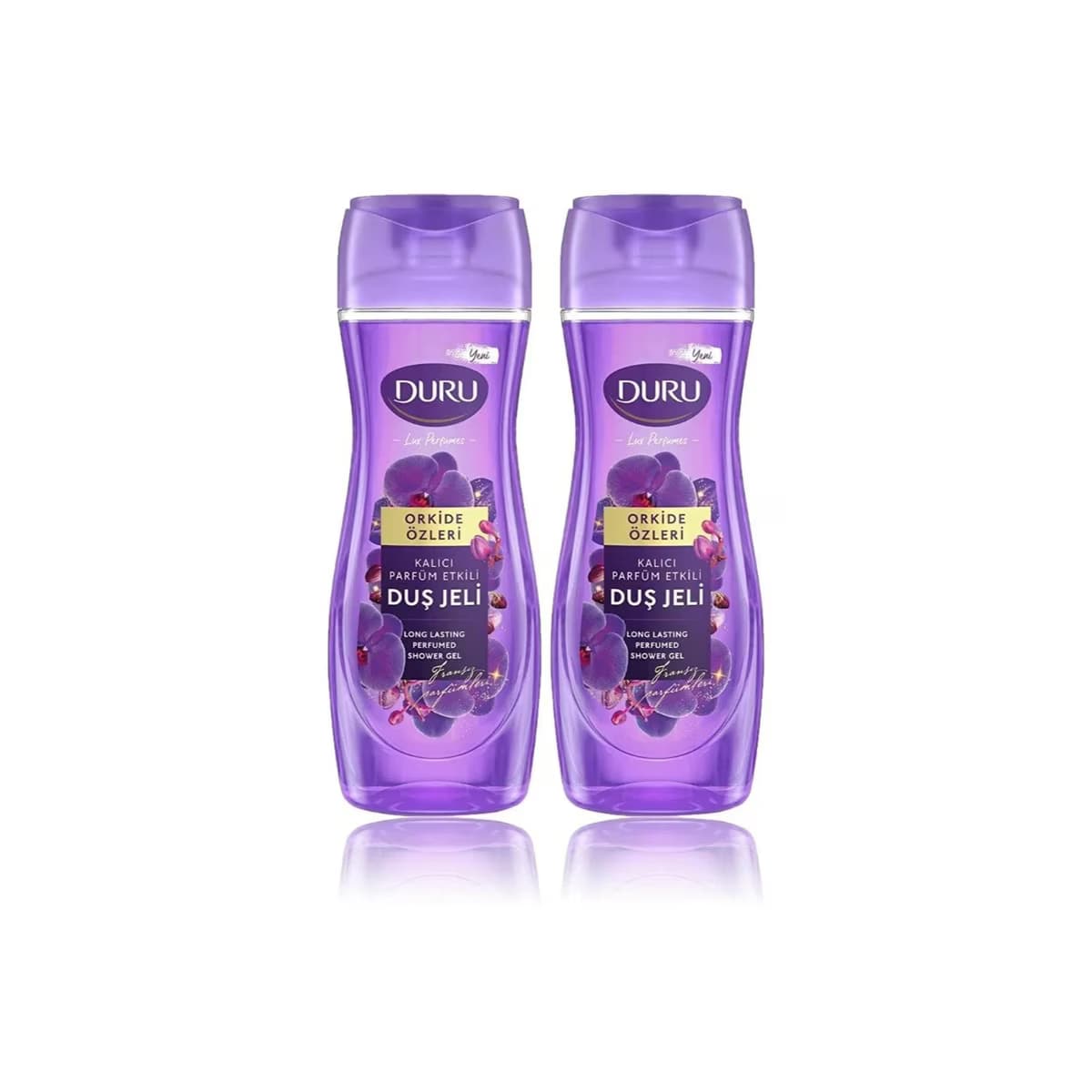 Duru Duş Jeli Lux Perfumes Orkide Özleri 450 ml + 450 ml